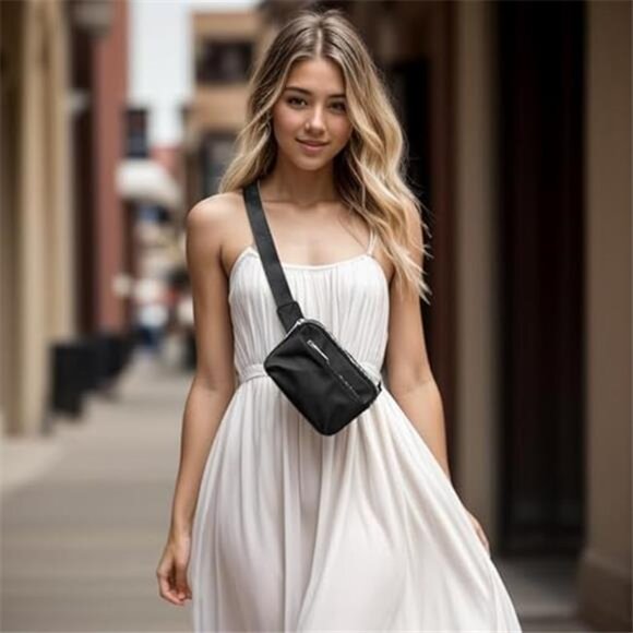 Trendy Fashion Crossbody Bag Black4 - Picture 2 of 6